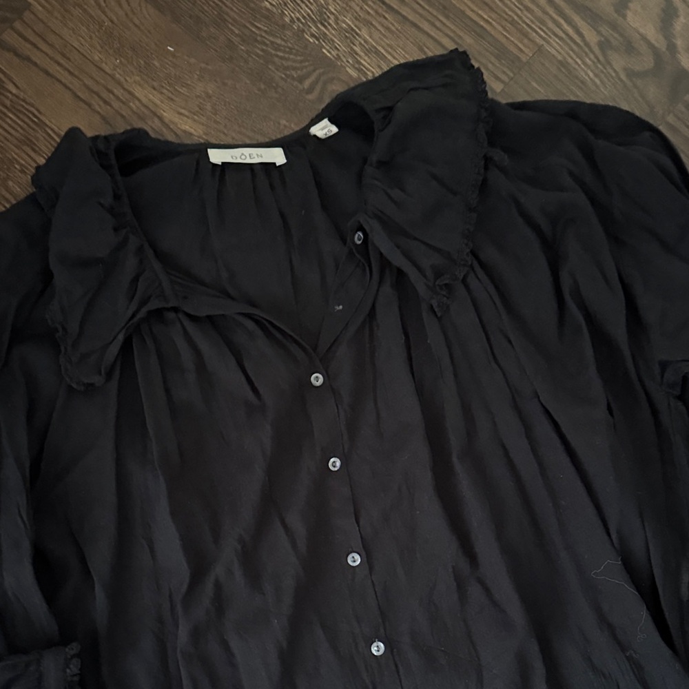 Doen Jana Blouse | Black | XS - Picture 6 of 11